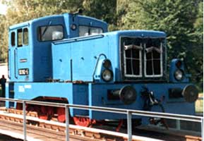 Sechs betriebsfähige Diesellokomotiven besitzt das Museum.